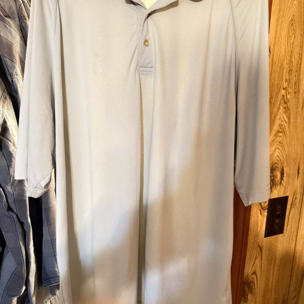 Slazenger Shirt in Wedgewood Blue/Ivory